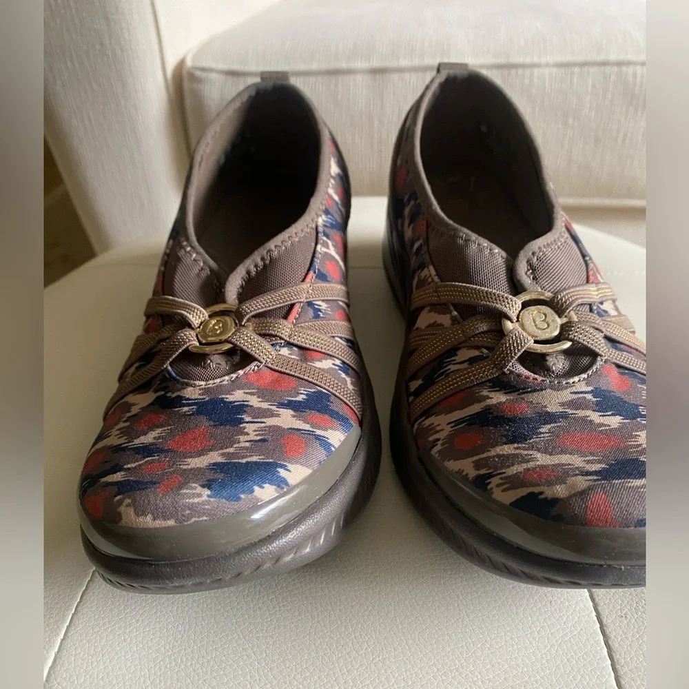 NEW in box BZEES Slip On Cloud Comfort Shoes Lifestyle | Size 8 | Mocha Print - Picture 5 of 7
